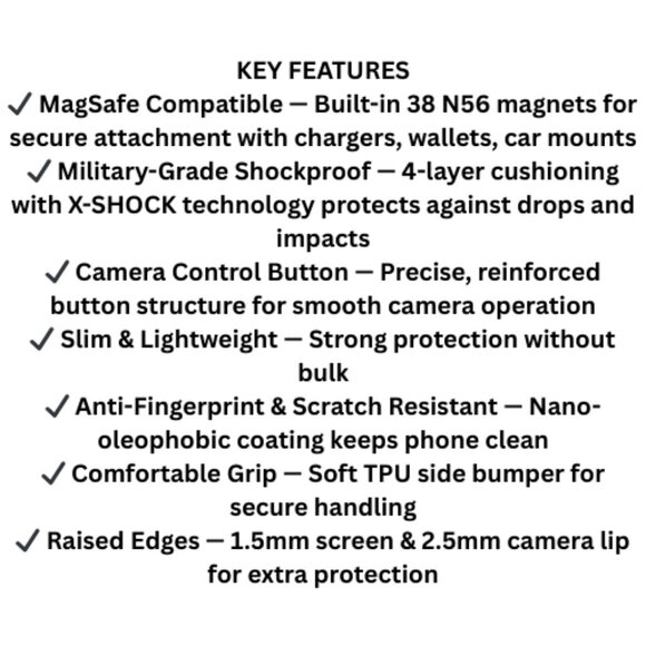 iPhone 17 Pro Max Magnetic & Shockproof Case - Picture 3 of 4